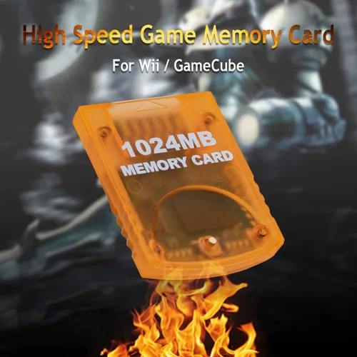 Vista 3 de Mcbazel 1024MB16344 Blocks Memory Card for Gamecube and Wii Console