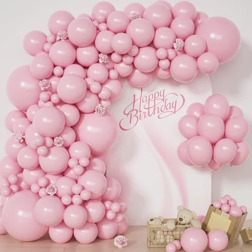 Vista 10 de Kit de arco de globos negros, 129 piezas de diferentes tamaños 18, 12, 10, 5 pulgadas, kit de guirnalda de globos negros para graduación, Halloween