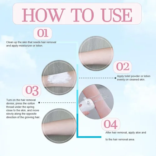 Vista 6 de Depiladora eléctrica de belleza para mujer, depiladora de belleza facial eléctrica inalámbrica, depilación facial para mujeres, removedor de vello