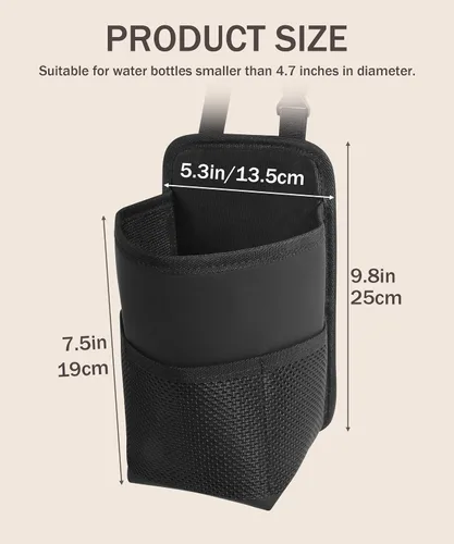 Vista 2 de bylikeho Portavasos para Coche, Portavasos para Auto, Portavasos para Asiento de Coche, Accesorios para Coche 2 en 1 Portavasos Grandes para Asiento