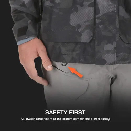 Vista 5 de Simms Challenger - Chaqueta impermeable para pesca