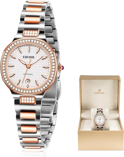 Vista 6 de Stylish Octagonal Case Women's Quartz Watch with 316L Stainless Steel Band Luminous Dial and Hands Face Perfect for Urban Fashion and Independent