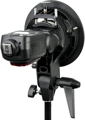 Vista 3 de Godox Soporte tipo S Bowens Mount Holder para Speedlite Flash Snoot Softbox Honeycomb y Godox TT685II V860III Flash