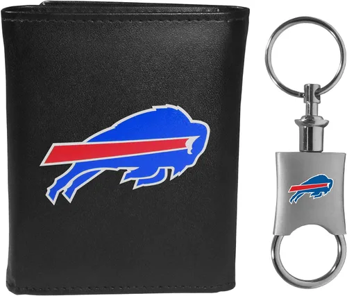 Vista 25 de Siskiyou Sports NFL unisex Tri-fold Wallet & Valet Key Chain
