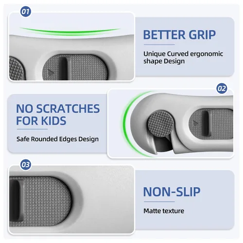 Vista 3 de Paquete de 5 cerraduras para refrigerador a prueba de niños con adhesivo 3M, cerraduras de gabinete de seguridad para bebés, cerraduras de seguridad
