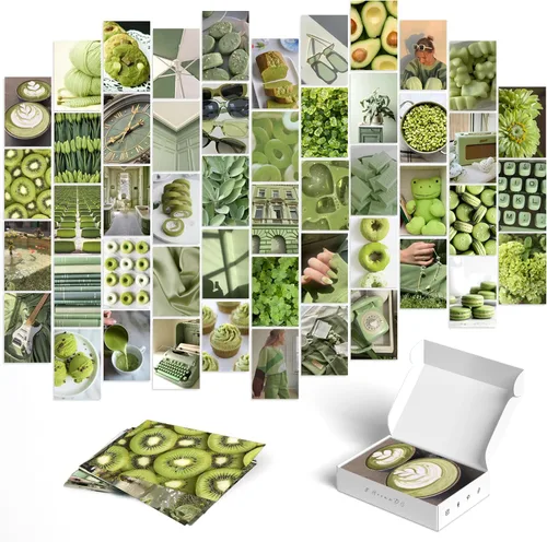 Vista 32 de Y2K BOO Kit de Collage de Pared Dark Academia - 50 Fotos Clásicas y Misteriosas de 4"x6" para Decoración de Dormitorio, Regalo para Chicas