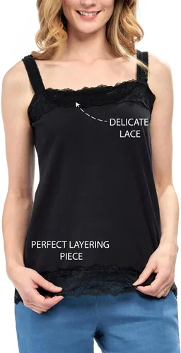 Vista 2 de Women's Lace Trim Tank