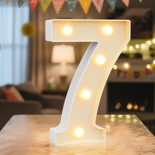 Vista 9 de Letrero LED de Marquee con Letras Iluminadas - Letras Iluminadas del Alfabeto para Cumpleaños, Graduación, Decoración de Pared y Mesa en Bares