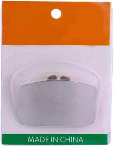 Vista 7 de Protector de dedos, protector de dedo de acero inoxidable protector de mano cuchillo de picar herramienta de cocina, cortador de verduras protector