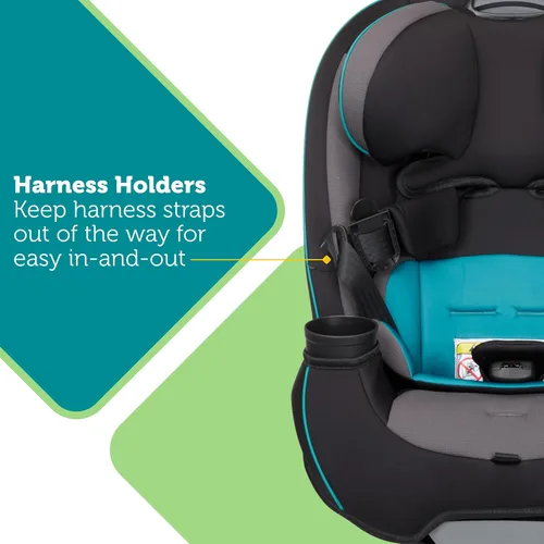 Vista 3 de Safety 1st Grow and Go Asiento de coche convertible todo en uno delgado, orientado hacia atrás, de 2.3-18 kg, orientado hacia adelante (14–29 kg)