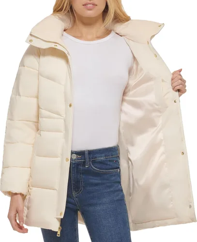 Vista 5 de Cole Haan Women's Belted Zip-up Jacket