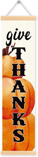 Vista 14 de Pancartas con texto en inglés «Happy Fall Y'all», pancarta de otoño para exteriores, decoración de cosecha de calabaza, decoraciones de Acción