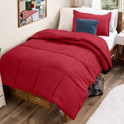 Vista 72 de Bare Home - Juego de edredón - Ultrasuave - Alternativa al plumón de ganso - Serie Premium 1800 - Calidez para todas las estaciones