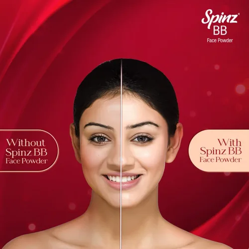 Vista 9 de Spinz BB Talc, manchas de cobertura de brillo instantáneo y imperfecciones 3.53 oz