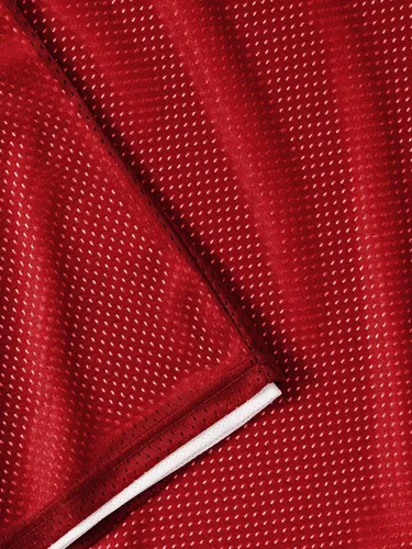 Vista 5 de Camiseta de baloncesto reversible para hombre de alta calidad que absorbe la humedad, Blanco
