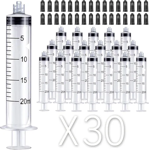 Vista 12 de Paquete de 30 jeringas Luer Lock de 0.03 fl oz sin aguja, jeringas