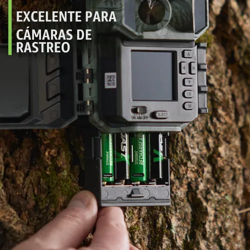 Vista 5 de Coast Zithion-X - Batería recargable AA (8 baterías) y estación de carga ZXCS16 de 16 puertos - Paquete combinado