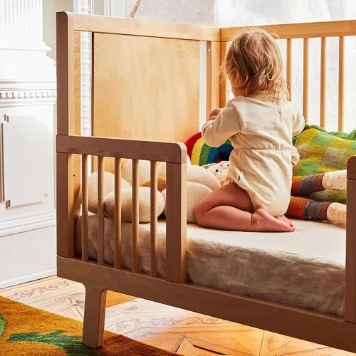 Vista 5 de OEUF Sparrow Kit de conversión de cama para niños pequeños, abedul, convierte la cuna gorrión en cama para niños pequeños, certificado GREENGUARD