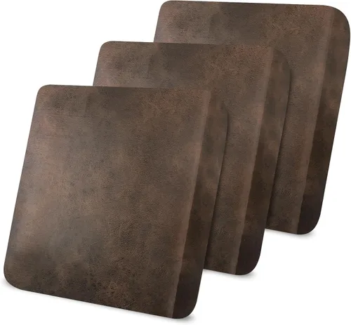 Vista 46 de Fundas de cojín tipo cuero para sofá, juego de fundas protectoras de muebles para sillón seccional, sofá biplaza de tela de elastano elástica