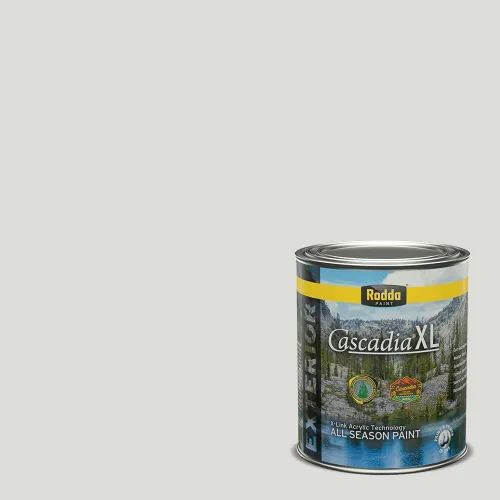 Vista 118 de Rodda Paint CASCADIA XL Pintura e imprimación satinada exterior en uno, cuarto de galón, pimienta de Jamaica