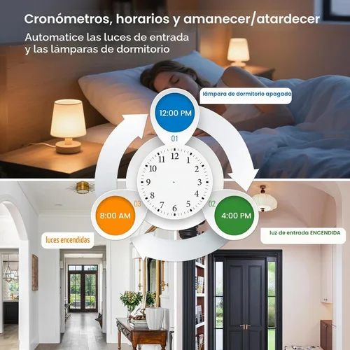 Vista 7 de Salida inteligente,Monitoreo de energía,Necesita Zigbee Hub,Negro