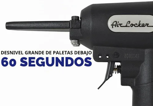Vista 5 de Air Locker AP700-KIT3 - Clavadora profesional de perforación de aire, removedor de uñas, extractor de uñas con destornillador de pistón. Entrada