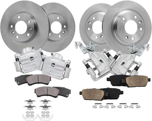 Vista 61 de Detroit Axle - Rotores de freno para Ford Mustang 2015 2016 2017 2018 2019 2020 2021 2022 2023 Rotores de freno de disco 2016 2017 2018 2019
