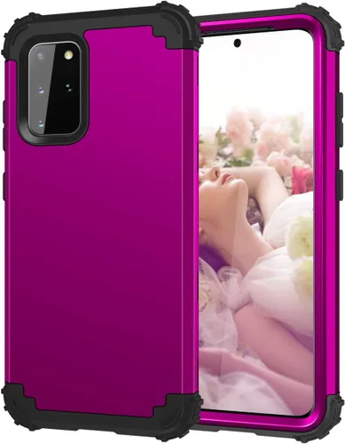 Vista 8 de Funda de teléfono para Samsung Galaxy S20 Plus Glaxay S20+ 5G, cubierta dura, a prueba de golpes, de silicona suave, híbrida, resistente, accesorios