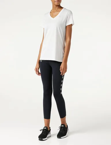 Vista 4 de Under Armour, Tech - Camiseta de manga corta y cuello en V para mujer, unicolor