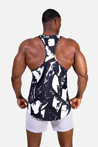 Vista 6 de Jed North Culturismo Tank Top Gym Stringer Y-Back Muscle Racerback
