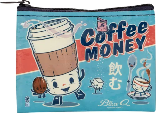 Vista 8 de Blue Q Coin Purse - Cute Coin Pouch for Men & Women, Small Pouch Organizer B-tches Haz cosas