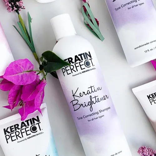 Vista 8 de Keratin Perfect Champú corrector de tono de queratina Brightener - 12oz