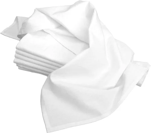 Vista 4 de Aunt Martha's Toallas de cocina, 33 x 38 pulgadas, 7 unidades, color blanco