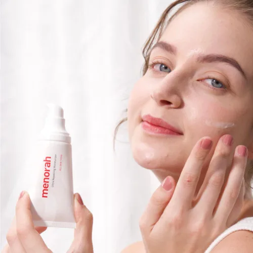 Vista 5 de menorah skincare - Juego de humectante ultra reparador, ligero, crema antiarrugas, juego de cuidado de la piel, kits de hidratación facial