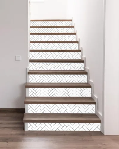 Vista 15 de FLFK Calcomanías para escaleras - Adhesivos para escaleras, Calcomanías autoadhesivas para escalones de Sunrise Coast, para decoración del hogar