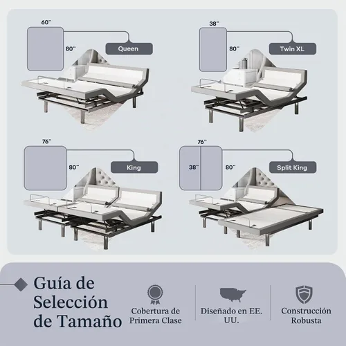 Vista 6 de Colchón Sven Platinum y base ajustable solamente