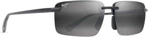 Vista 2 de Maui Jim mens Laulima Af Rectangular Sunglasses