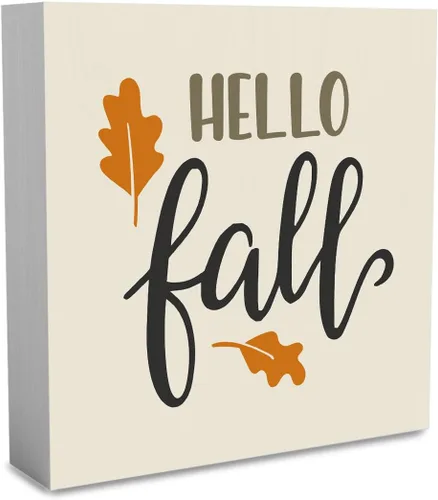 Vista 20 de Letrero rústico de madera con texto en inglés "Fall is Proof That Change is Beautiful", decoración de obra de arte de otoño y Acción de Gracias