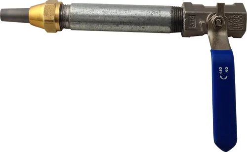 Vista 5 de Pistola de boquilla de chorro de arena con soporte, válvula, punta, acero de larga duración