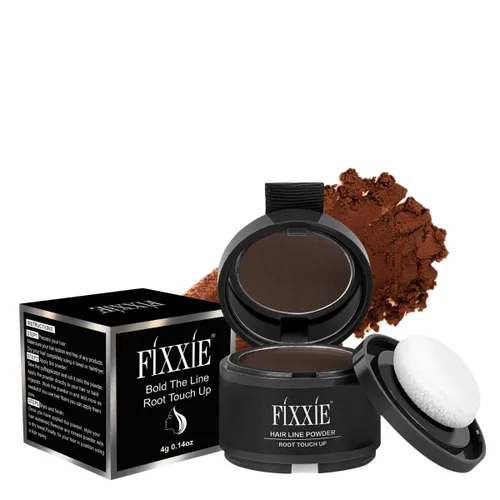 Vista 11 de Polvo de línea capilar para retoque de raíz negra, corrector de pérdida de cabello instantánea para cabello delgado, resistente al viento y al