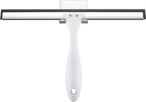 Vista 11 de AmazerBath Escobilla para puerta de cristal de ducha, escobilla de ducha para puertas de cristal, escobilla multiusos con gancho para puertas