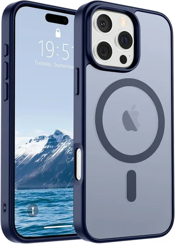 Vista 110 de SUPFINE Funda magnética para iPhone SE 2022 (3ª)/2020 (2ª), iPhone 8 (compatible con MagSafe) (protección contra caídas de grado militar), funda