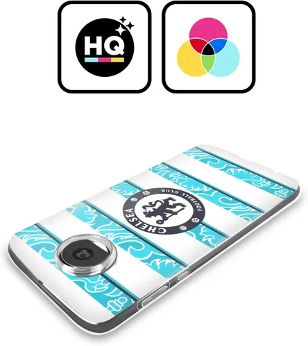 Vista 2 de Head Case Designs Officially Licensed Chelsea Football Club Away 2022/23 Kit Soft Gel Case Compatible with Motorola Moto G52