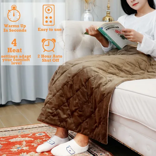 Vista 4 de cozzyhug™ Pro Extreme - Almohadilla térmica de peso XXXL más grande con tecnología FIRfusion NEO, iones negativos emitidos, infrarrojos lejanos