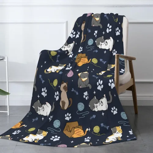 Vista 12 de Manta de forro polar suave con patrón de Capybara, acogedor y lindo diseño de animales para cama, sofá o regalo, 50 x 40 pulgadas