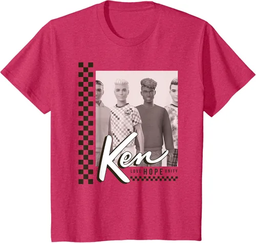 Vista 32 de Barbie - Camiseta Ken Love Hope Unity Blanco