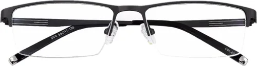 Vista 2 de Gafas miopes Gafas para hombres y mujeres Aleación de medio marco Fortalezas -0.5 a -6.0