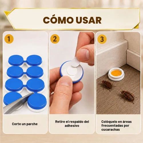 Vista 3 de Mantén las cucarachas alejadas en interiores y exteriores, las cucarachas