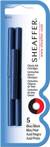 Vista 2 de Sheaffer Skrip (96320) - Cartuchos de tinta, color azul, paquete de 5 unidades N/A