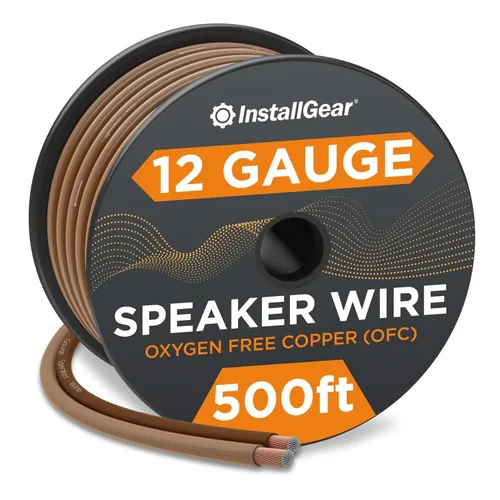 Vista 10 de InstallGear - Cable de altavoz de calibre 14, cable de 100 pies, 14 AWG Azul/Negro